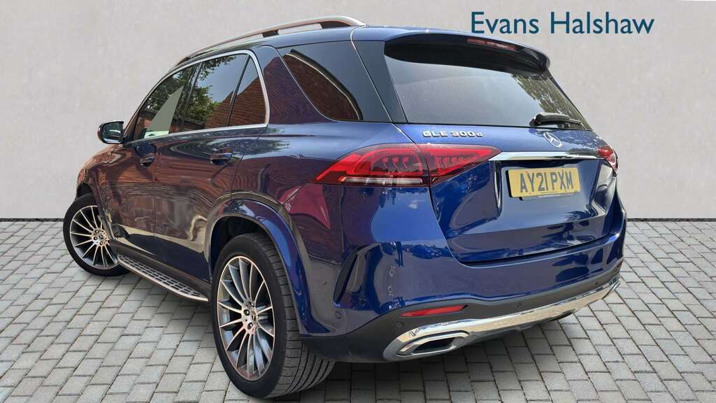 Mercedes-Benz GLE Class 300D 4Matic Amg Line Prem 9G-tronic 7 St 202 Blue #2