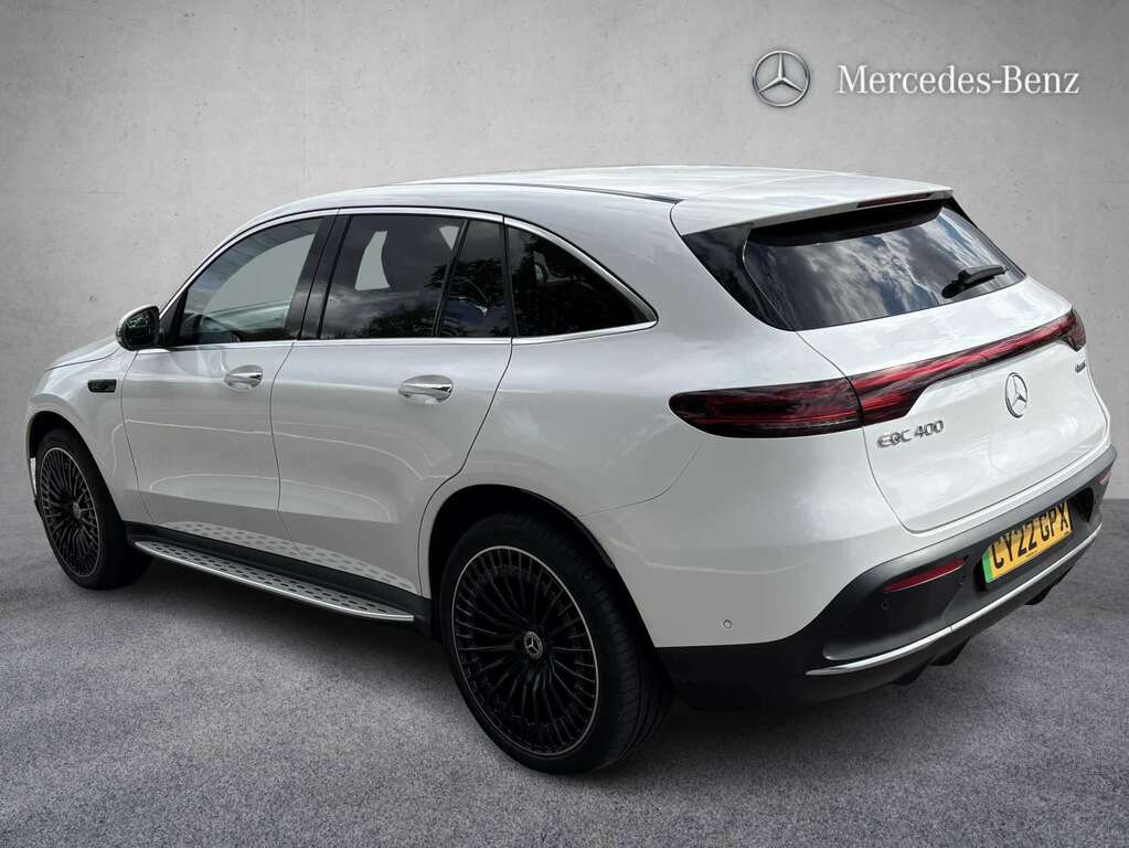Mercedes-Benz EQC 400 300Kw Amg Line Premium Plus 80Kwh 202 White #2
