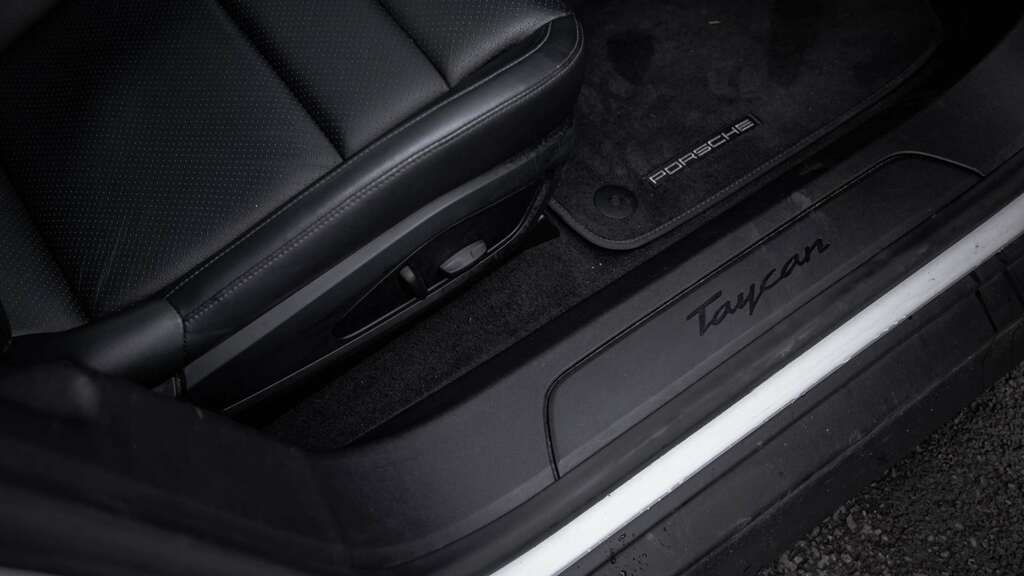 Porsche Taycan 4S White #24