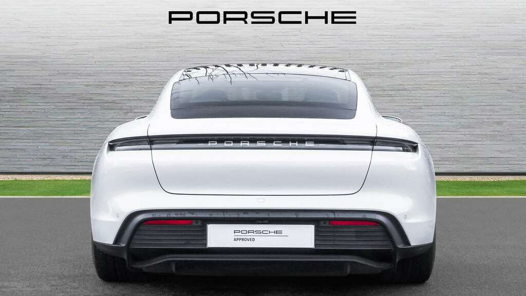 Porsche Taycan 4S White #10