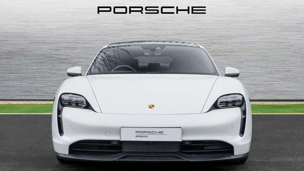 Porsche Taycan 4S White #9