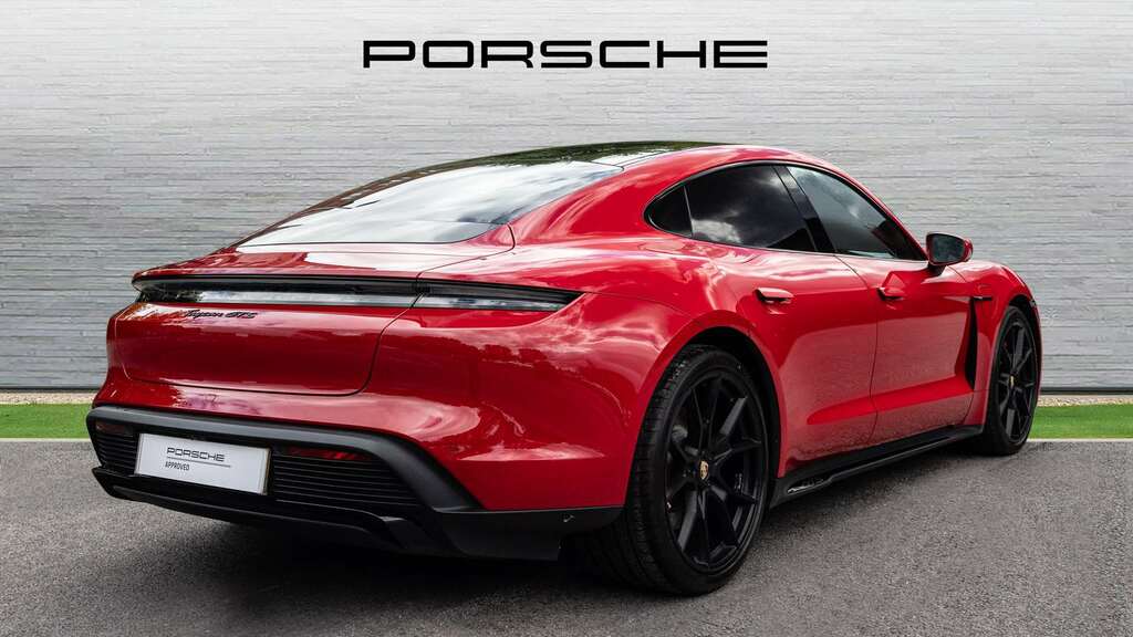 Porsche Taycan Gts 2023 Red #3