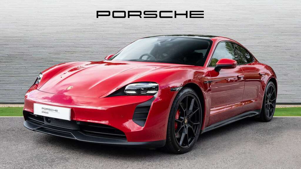 Porsche Taycan Gts 2023 Red #2