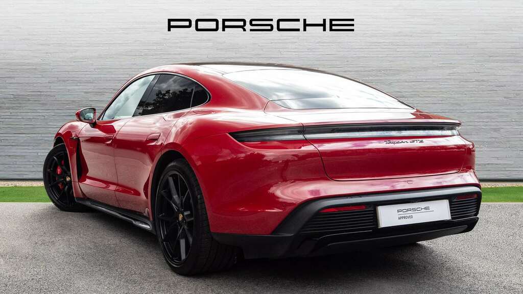 Porsche Taycan Gts 2023 Red #4