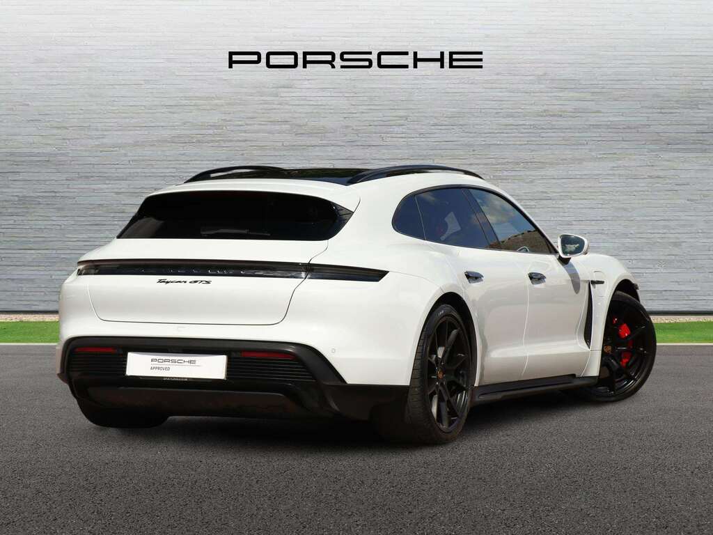Porsche Taycan Performance Plus 93.4Kwh Gts Sport Turismo Ele White #3