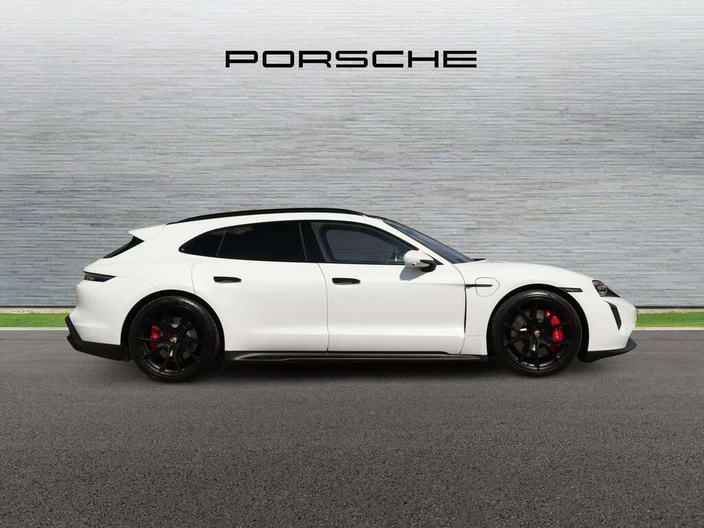 Porsche Taycan Performance Plus 93.4Kwh Gts Sport Turismo Ele White #2