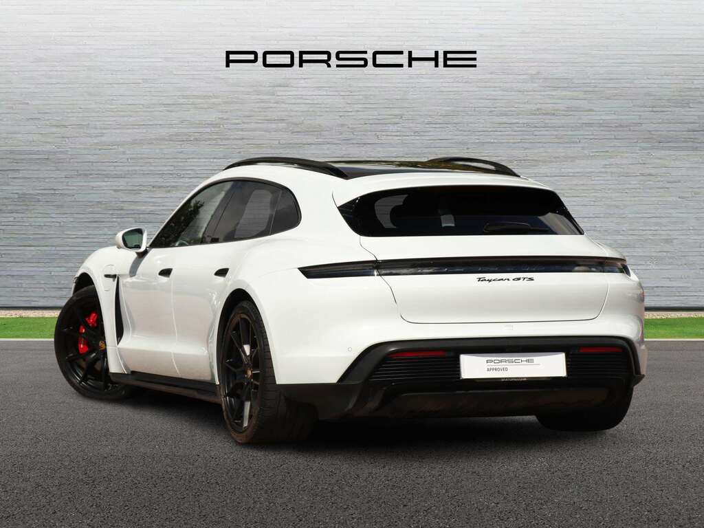 Porsche Taycan Performance Plus 93.4Kwh Gts Sport Turismo Ele White #5