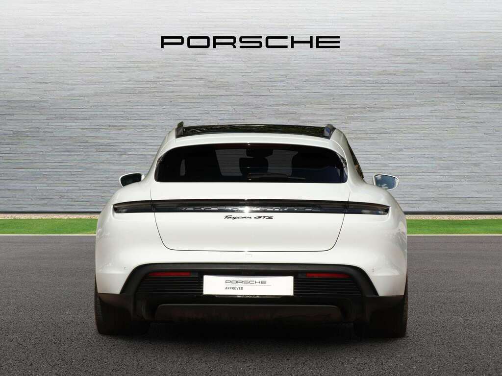 Porsche Taycan Performance Plus 93.4Kwh Gts Sport Turismo Ele White #4