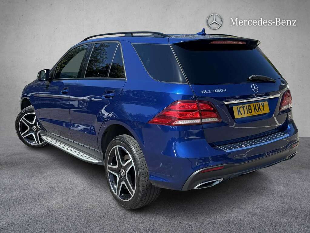 Mercedes-Benz GLE Class 350D 4Matic Amg Night Edition 9G-tronic 2018 Blue #2