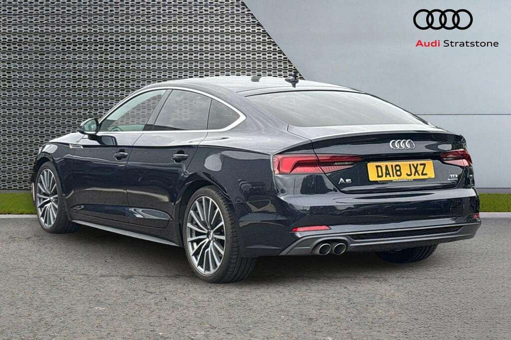 Audi A5 2.0 Tdi Quattro S Line S Tronic 2018 Blue #3