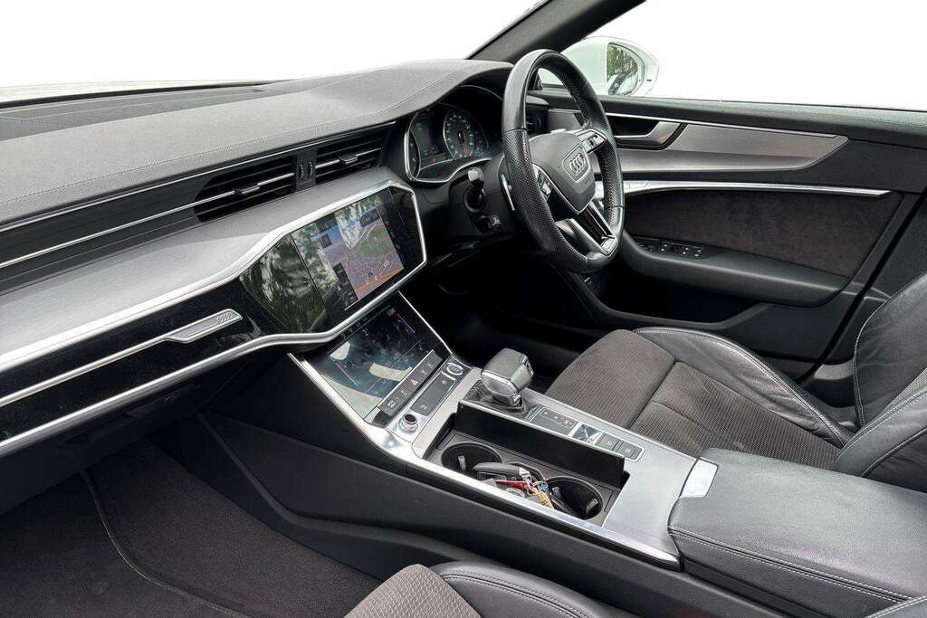 Audi A6 40 Tdi S Line S Tronic 2019 White #2