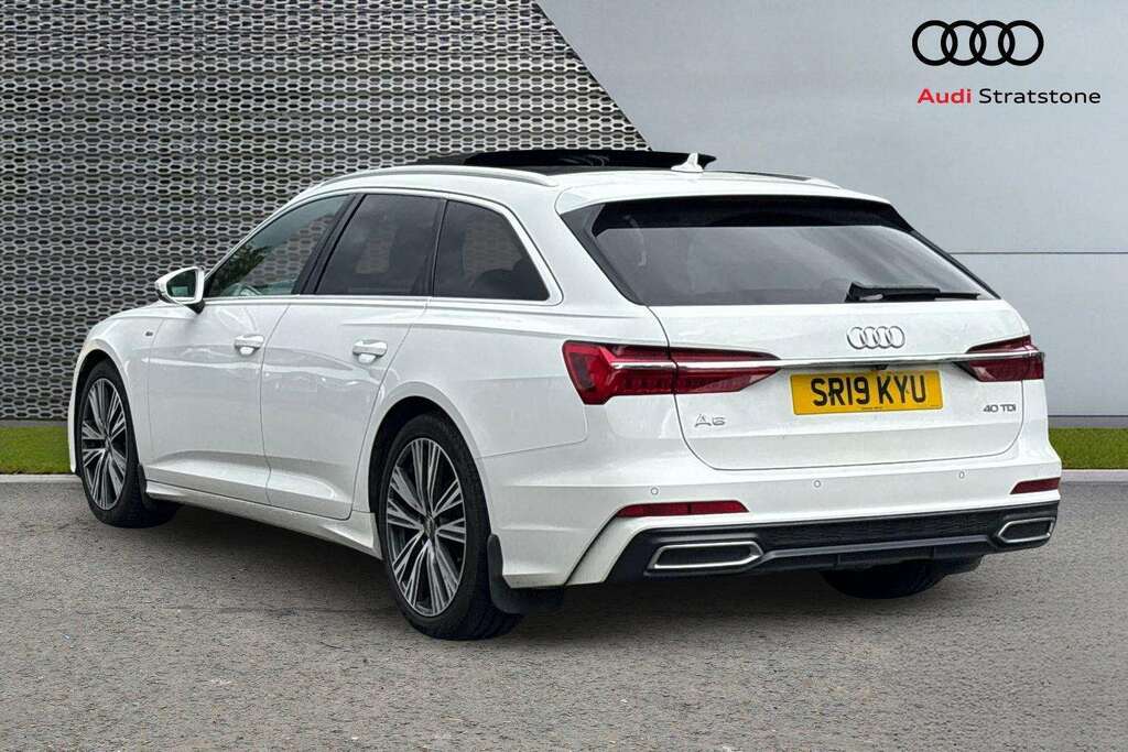 Audi A6 40 Tdi S Line S Tronic 2019 White #3