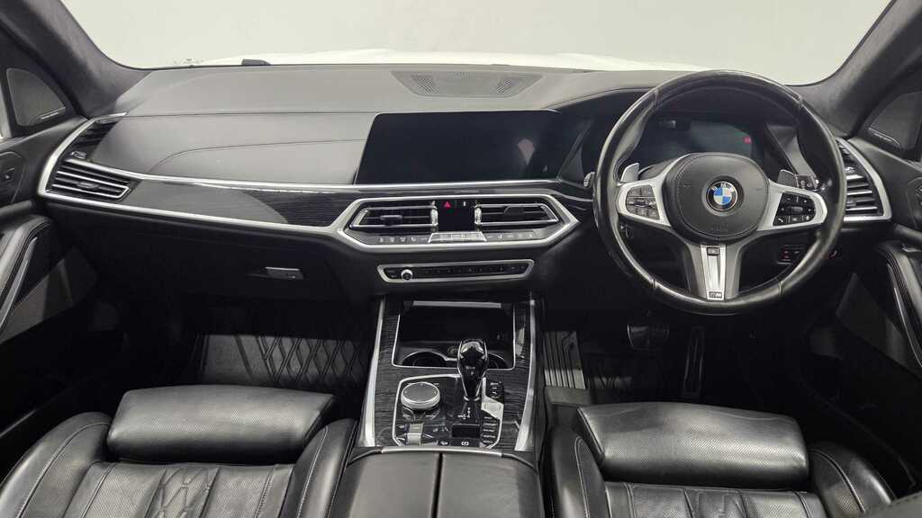 BMW X7 Xdrive M50d Step 2020 White #4