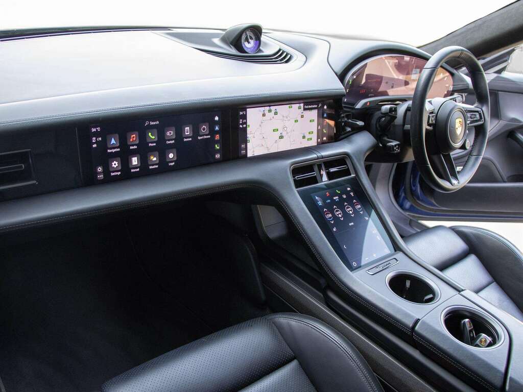 Porsche Taycan 560Kw Turbo S 93Kwh 2022 Blue #3