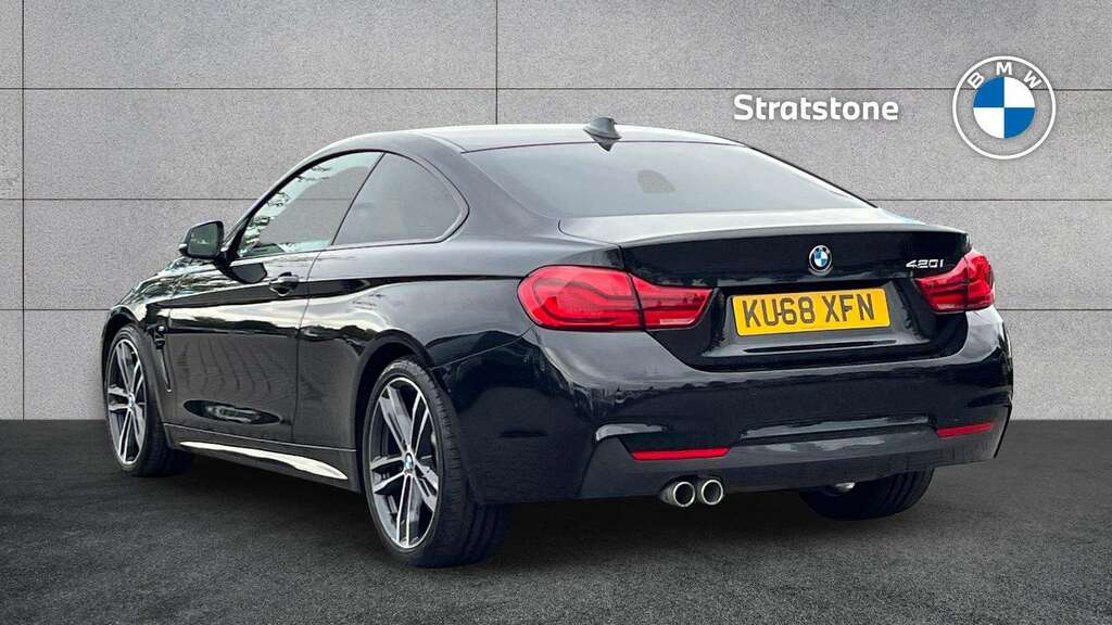 BMW 4 Series 420I M Sport Professional Media 2018 Black #2