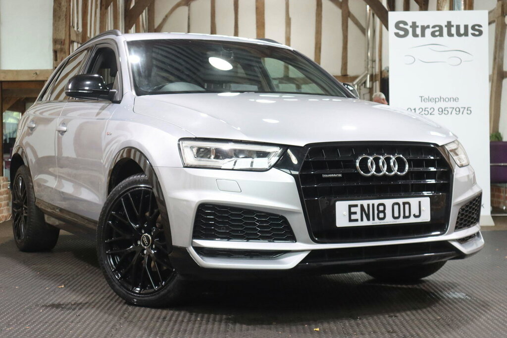 Audi Q3 2.0 Tdi Black Edition Quattro Euro 6 S S Silver