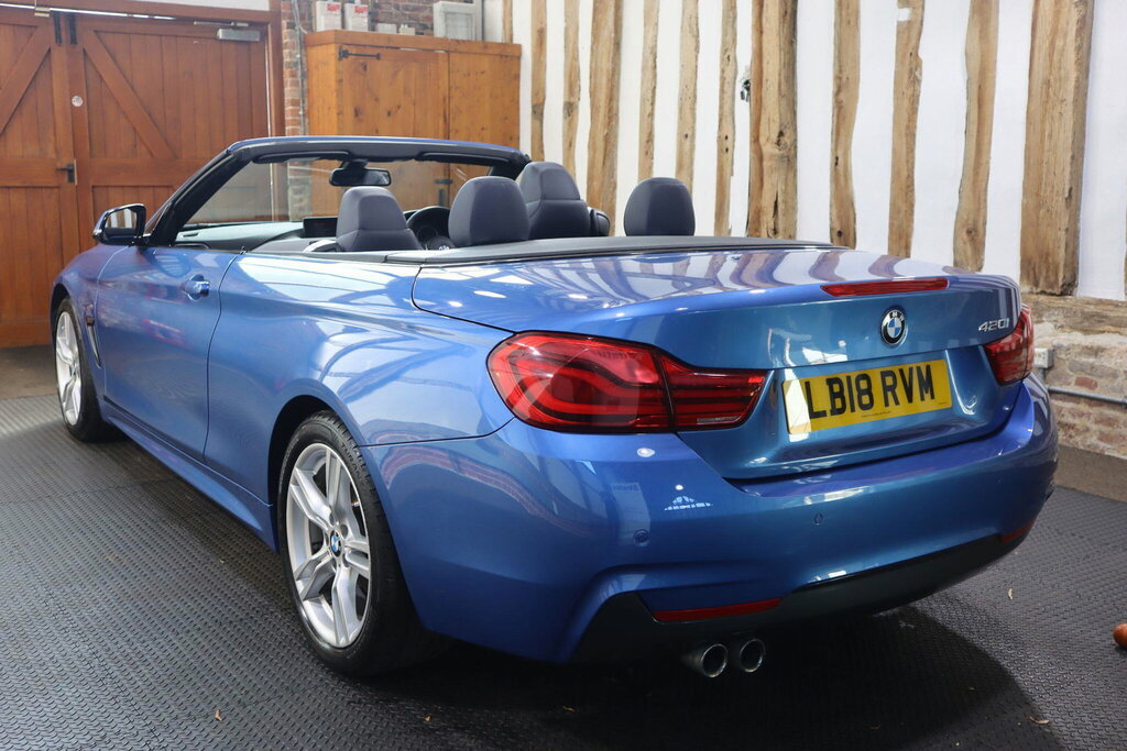 BMW 4 Series 2.0 420I M Sport Euro 6 S S Blue #4