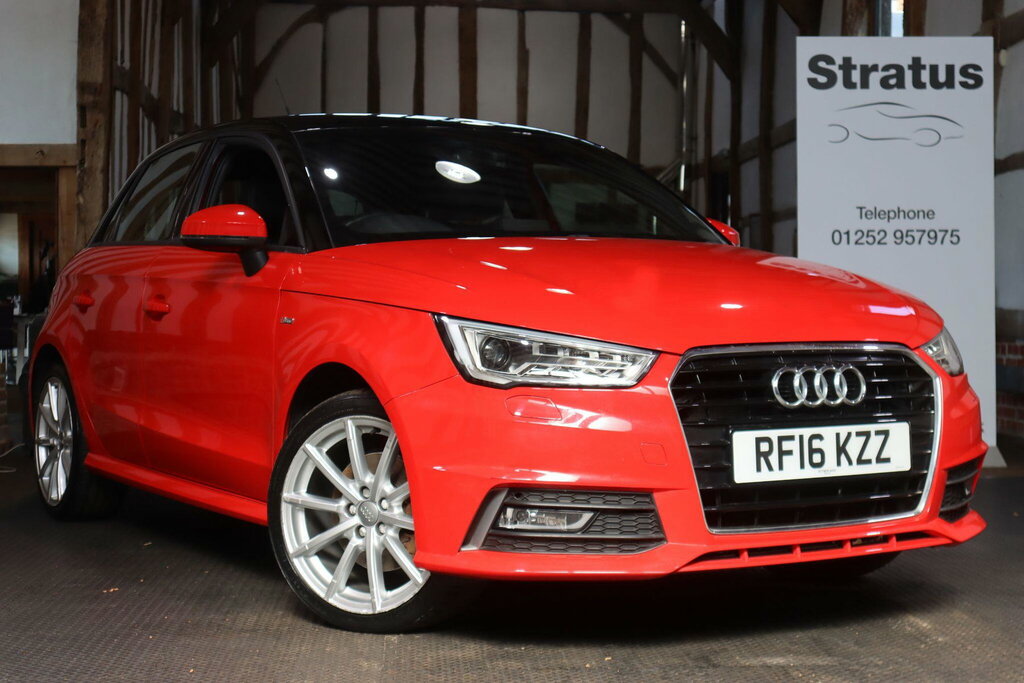 Audi A1 1.4 Tfsi S Line Sportback S Tronic Euro 6 S S Red