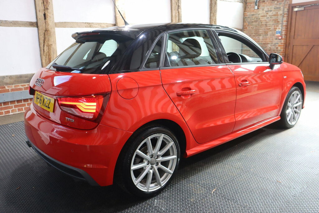 Audi A1 1.4 Tfsi S Line Sportback S Tronic Euro 6 S S Red #6