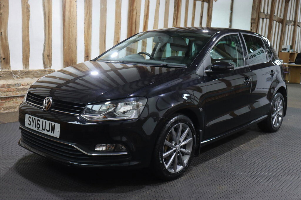 Volkswagen Polo 1.2 Tsi Bluemotion Tech Se Design Euro 6 S S Black #3