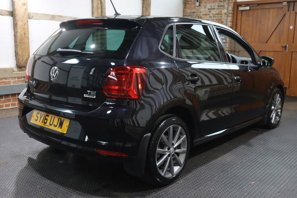 Volkswagen Polo 1.2 Tsi Bluemotion Tech Se Design Euro 6 S S Black #6