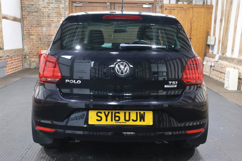 Volkswagen Polo 1.2 Tsi Bluemotion Tech Se Design Euro 6 S S Black #5