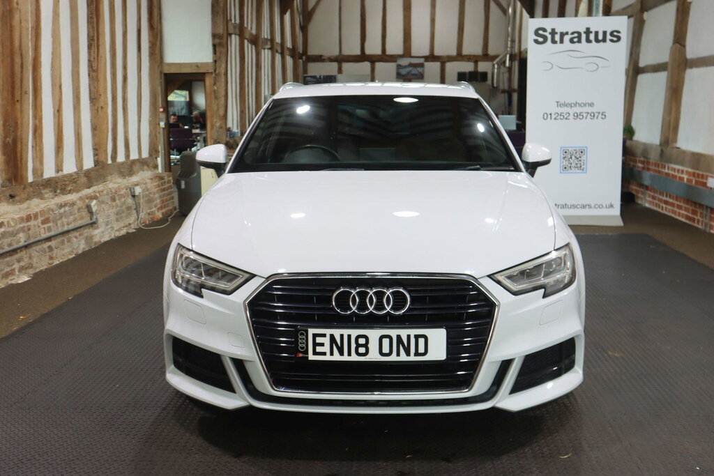 Audi A3 1.5 Tfsi Cod S Line Sportback S Tronic Euro 6 S S White #2