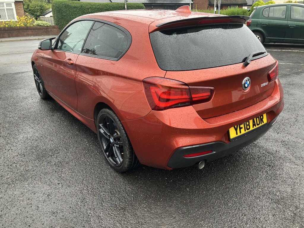 BMW 1 Series Hatchback 2.0 118D M Sport Shadow Edition 3-Door Orange #4