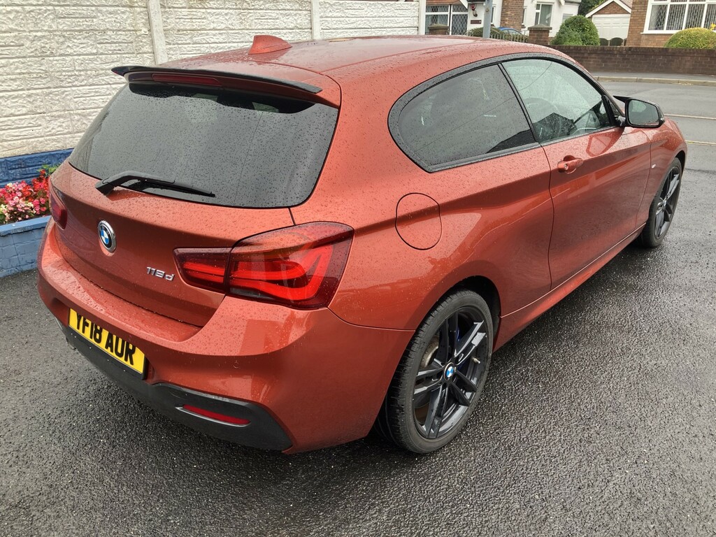 BMW 1 Series Hatchback 2.0 118D M Sport Shadow Edition 3-Door Orange #2