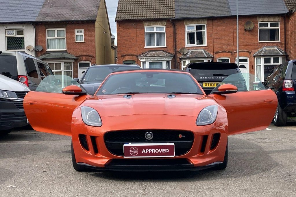 Jaguar F-Type V6 Convertible Black Pack Red #28