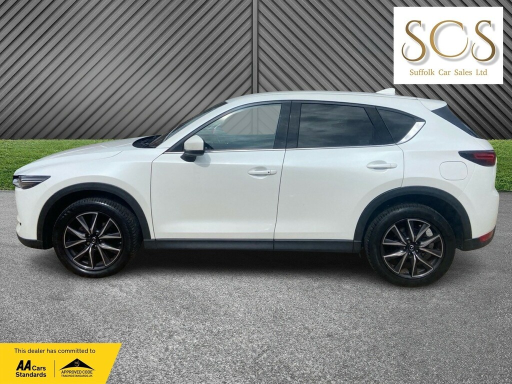 Mazda CX-5 Suv 2.2 Skyactiv-d Sport Nav 201767 White #4