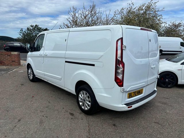 Ford Transit Custom 300 Ecoblue Limited L2 BL70WWJ White #4