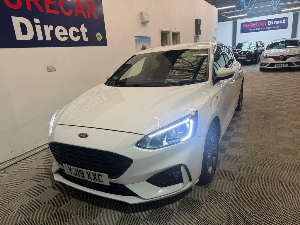 Ford Focus Hatchback 1.0T Ecoboost St-line Euro 6 Ss White #4
