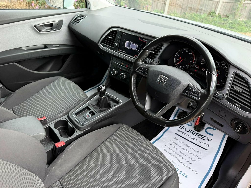 Seat Leon Estate 1.6 Tdi Se Technology St Dsg Euro 6 Ss 5 White #29