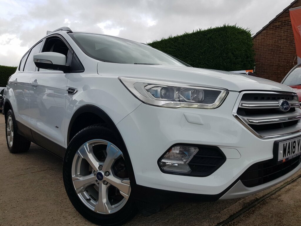Ford Kuga 1.5T Titanium X Awd - Pan Roof Satnav WA18YAW White #5