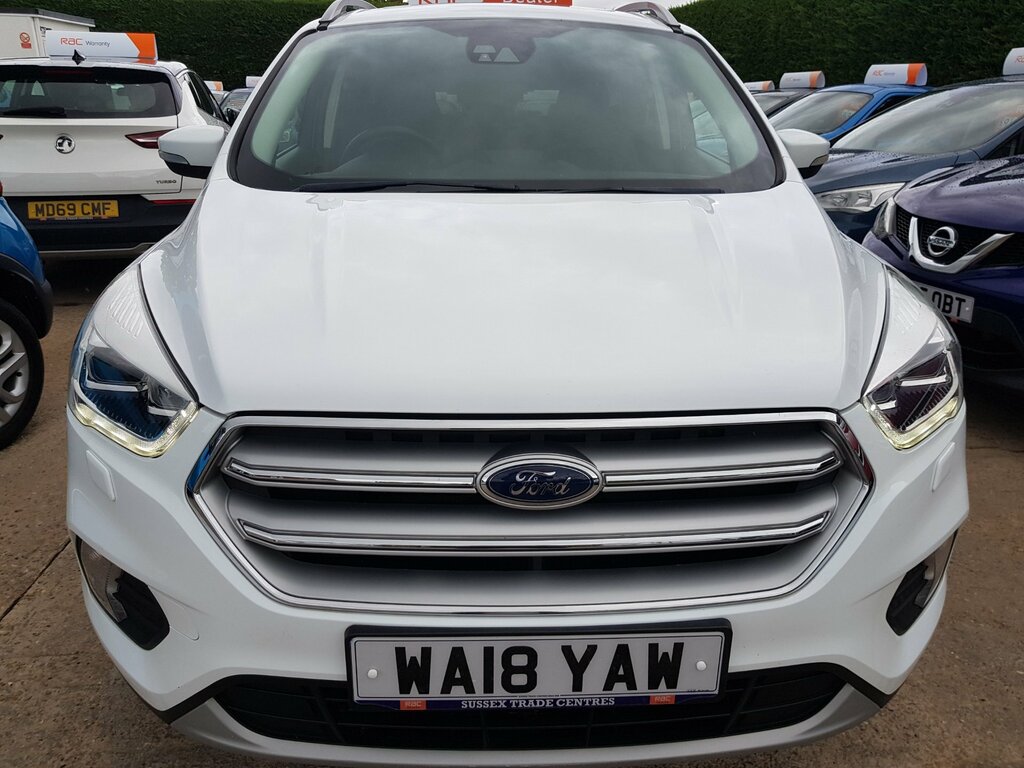 Ford Kuga 1.5T Titanium X Awd - Pan Roof Satnav WA18YAW White #6