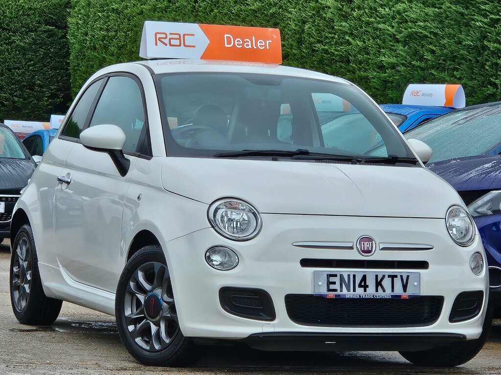 Fiat 500 1.2 S Hatchback - Only 37,000 Miles - Low Road White