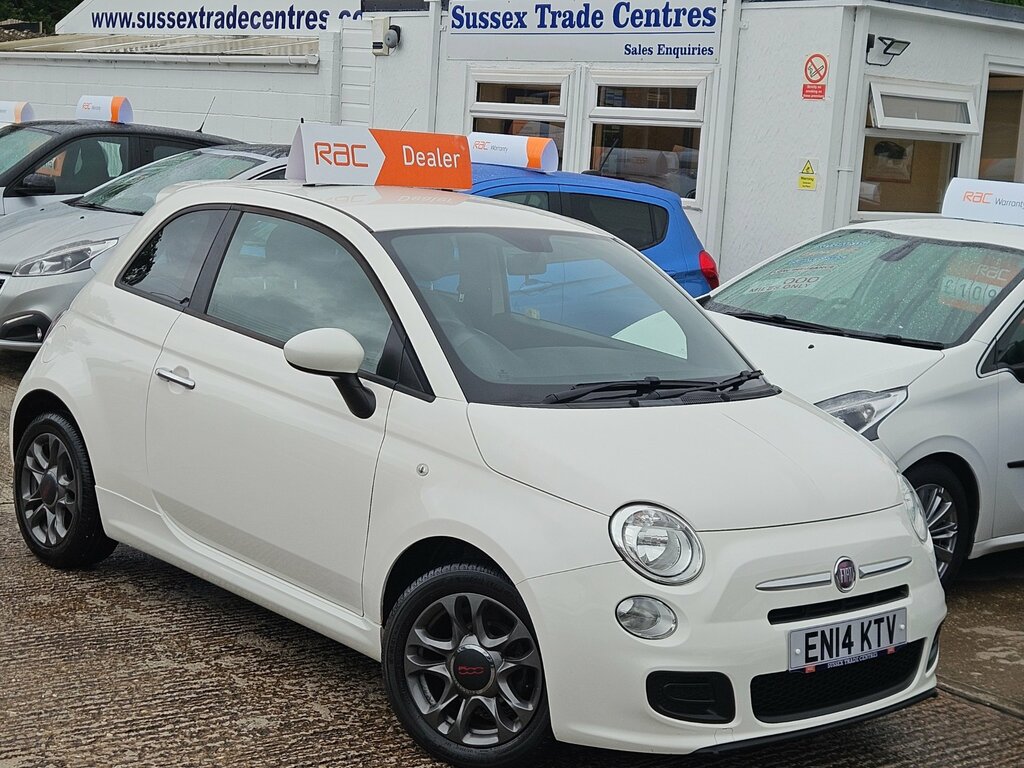 Fiat 500 1.2 S Hatchback - Only 37,000 Miles - Low Road White #2