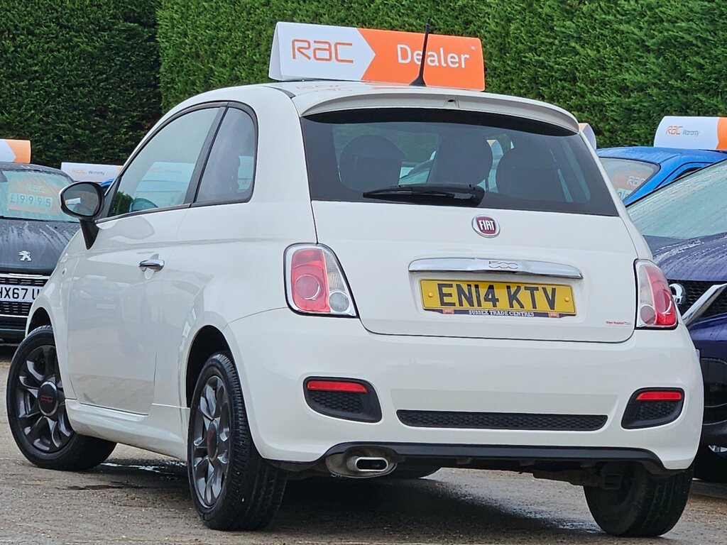 Fiat 500 1.2 S Hatchback - Only 37,000 Miles - Low Road White #5