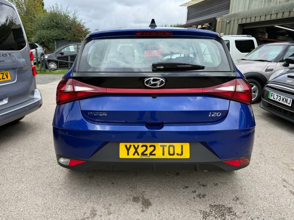 Hyundai I20 1L Se Connect YX22TOJ Blue #6