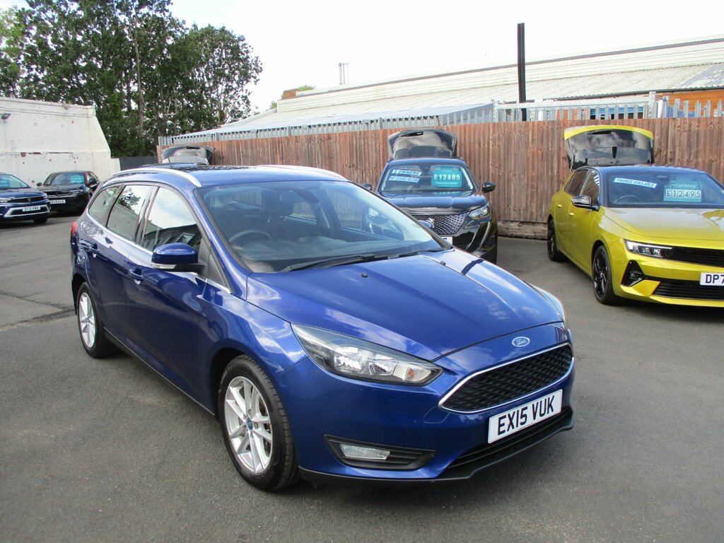 Ford Focus 1.6 Tdci Zetec Estate Euro 5 S Blue
