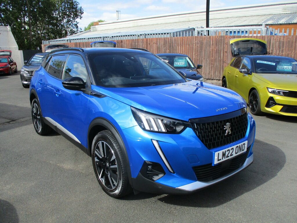 Peugeot 2008 1.2 Puretech Gt Premium Suv Eat Euro 6 Blue #5