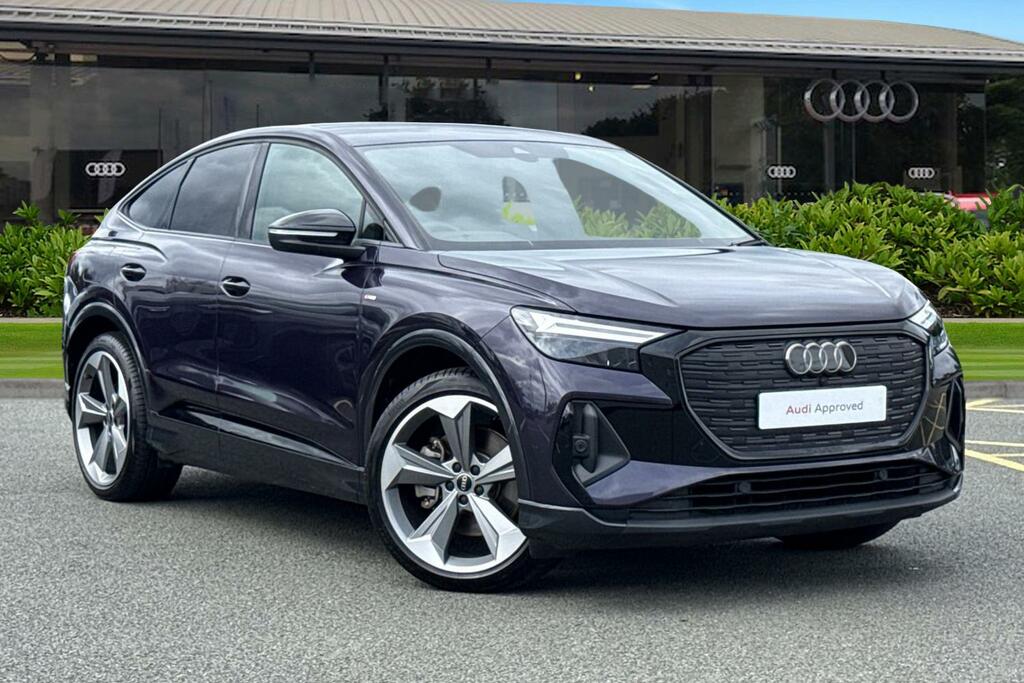 Audi Q4 E Tron Q4 Sportback Black Edition 45 E-tron Quattro 210,0 Purple