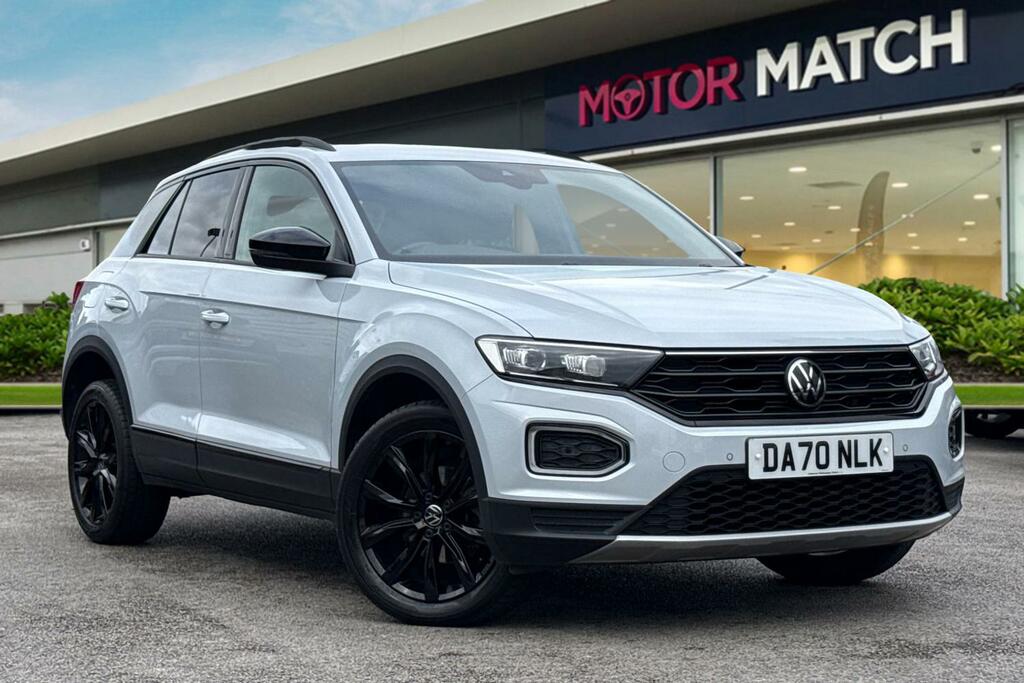 Volkswagen T-Roc 1.5 Tsi Evo Black Edition Euro 6 Ss Silver