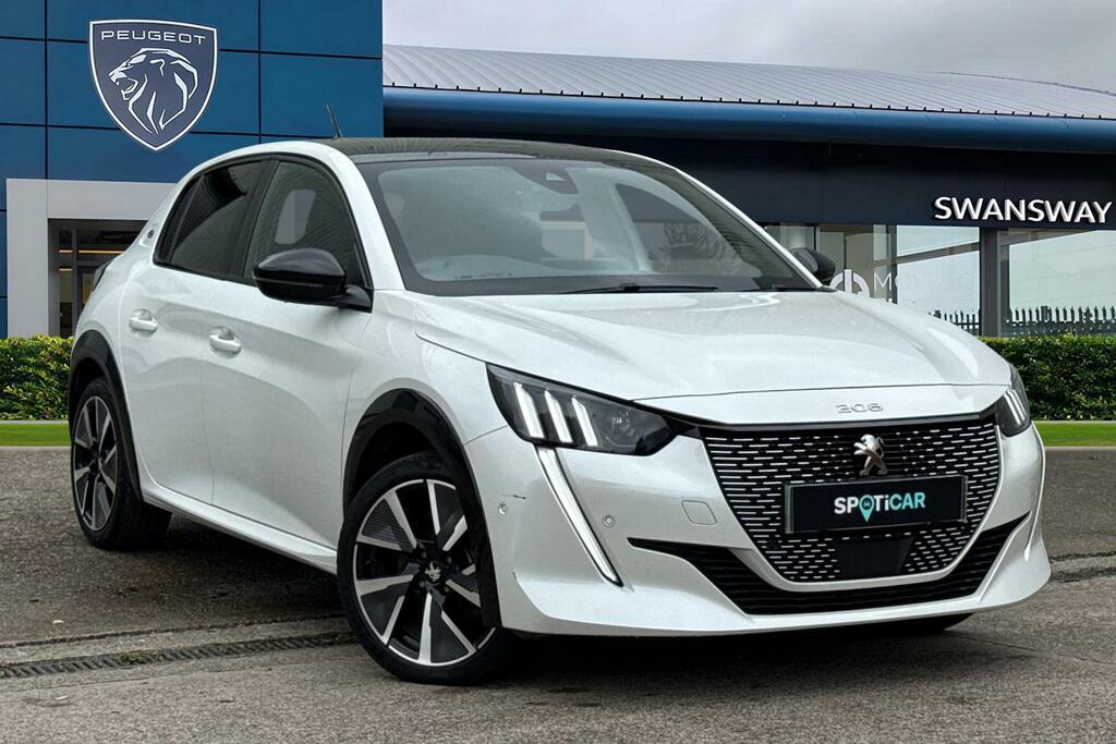 Peugeot e-208 50Kwh Gt 11Kw Charger White