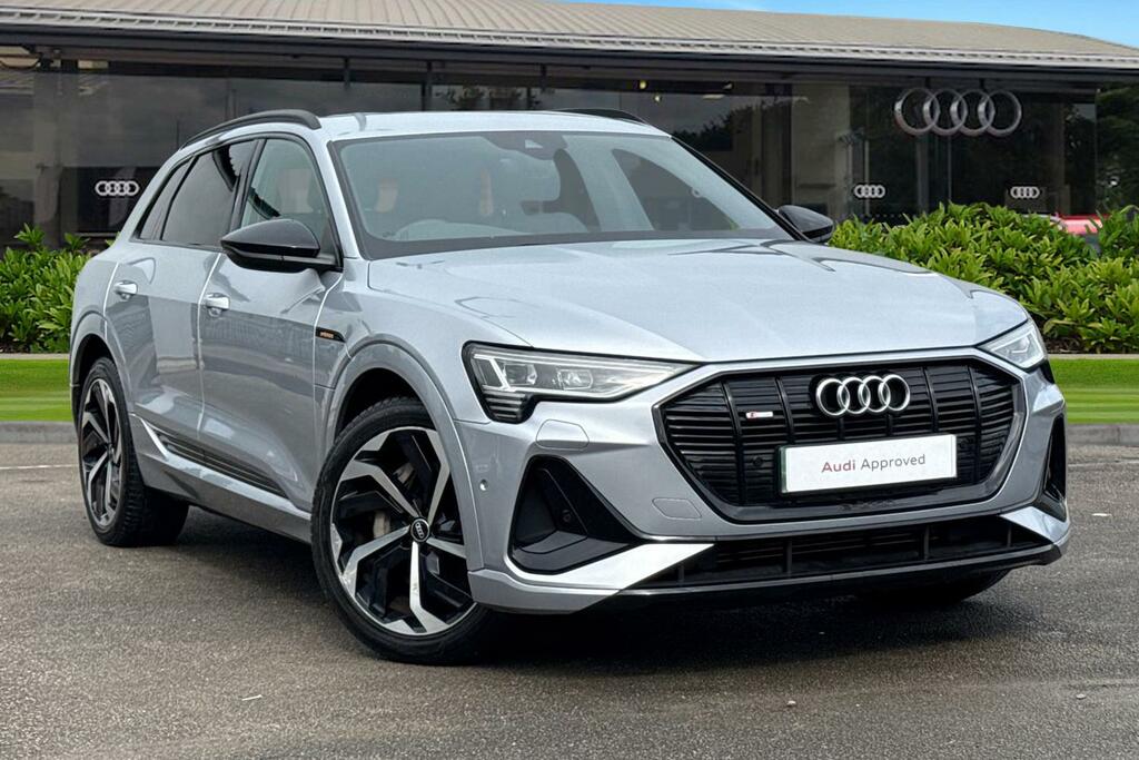 Audi E-tron Black Edition 55 Quattro 300,00 Kw Silver