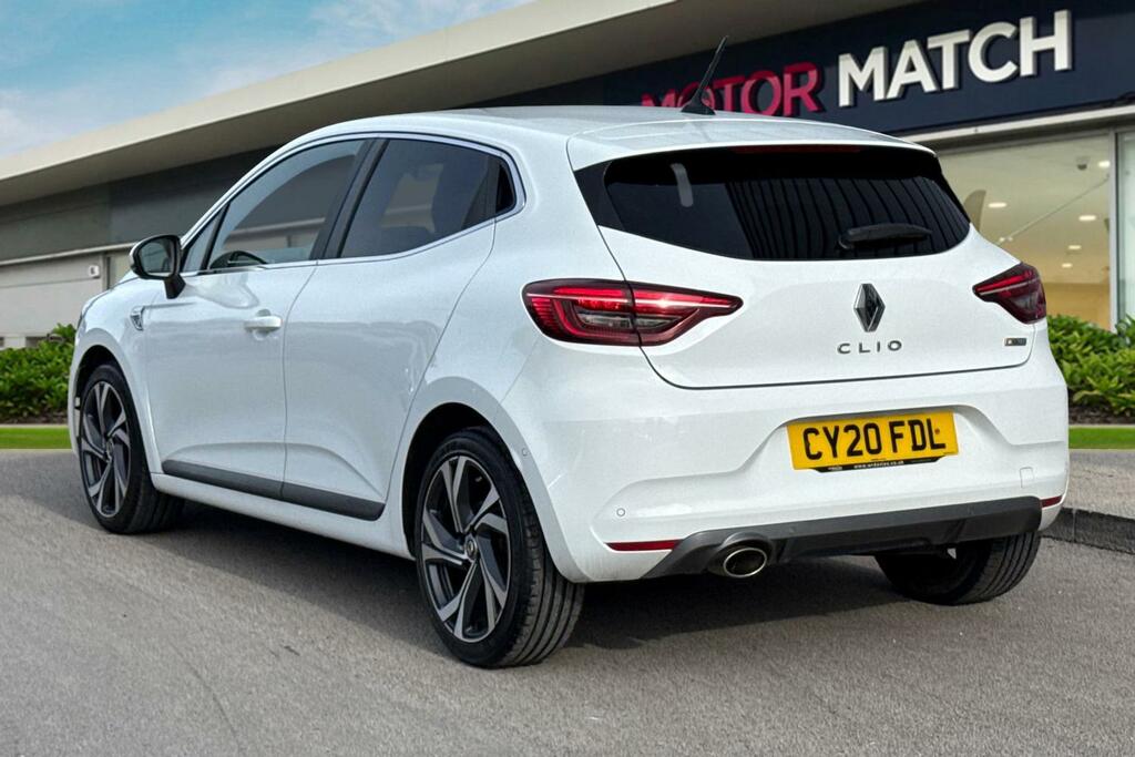 Renault Clio 1.3 Tce Rs Line Edc Euro 6 Ss CY20FDL White #2