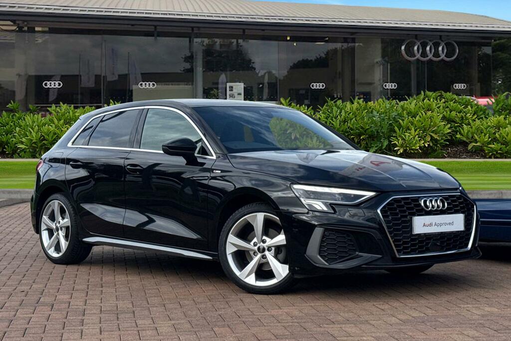 Audi A3 S Line 35 Tfsi 150 Ps 6-Speed Black