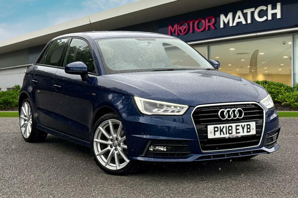 Audi A1 1.4 Tfsi S Line Sportback Euro 6 Ss Nav Blue