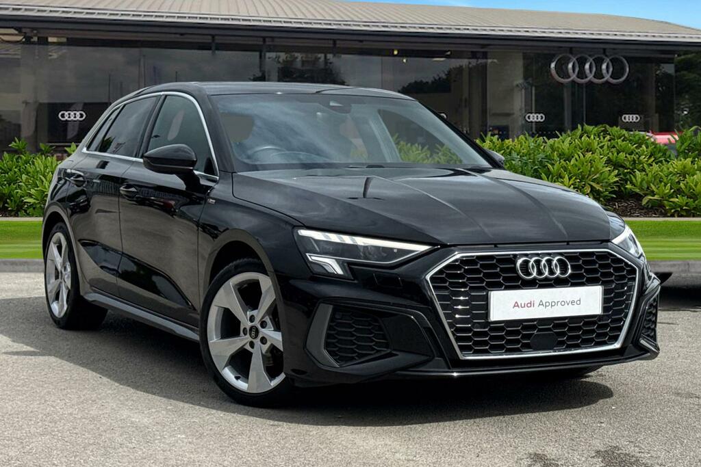 Audi A3 S Line 35 Tfsi 150 Ps 6-Speed Black